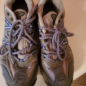 Gray and Purple Hiking Boots 10.5 Women's